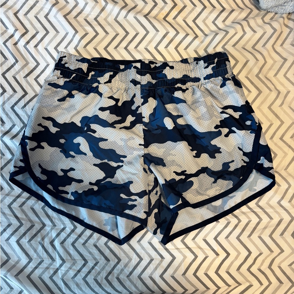 Athletic Works Blue and White Athletic Shorts